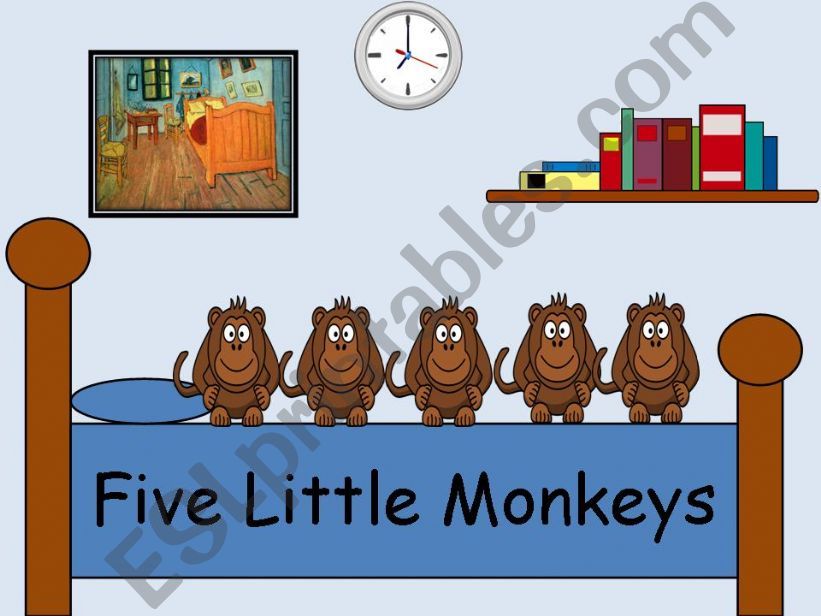 Song Animation - Five Little Monkeys