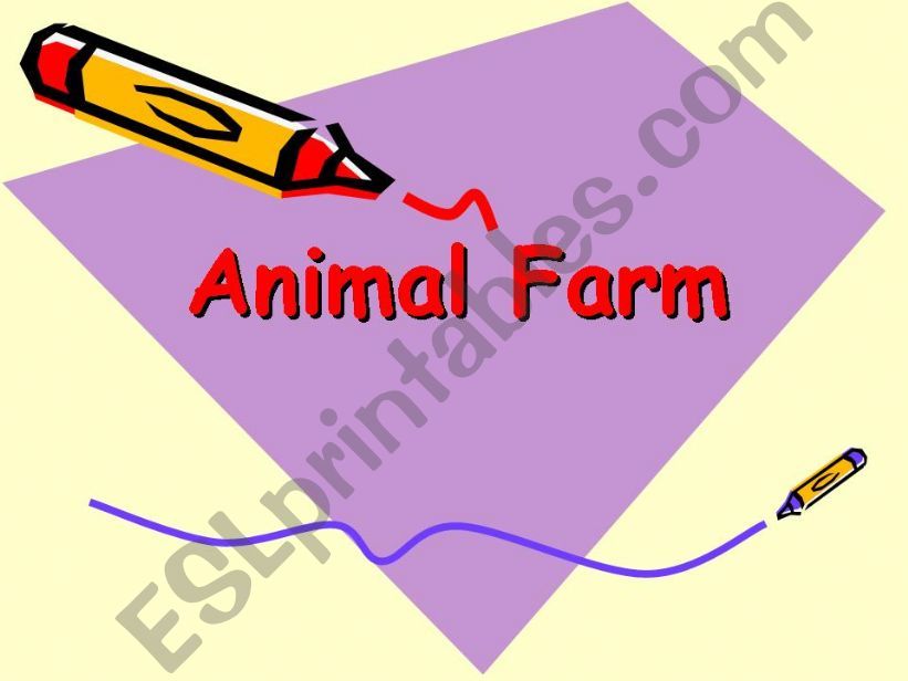Funny Farm Animals powerpoint