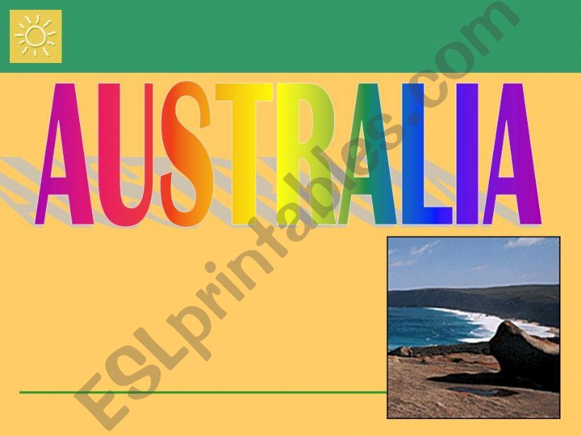 Australia powerpoint