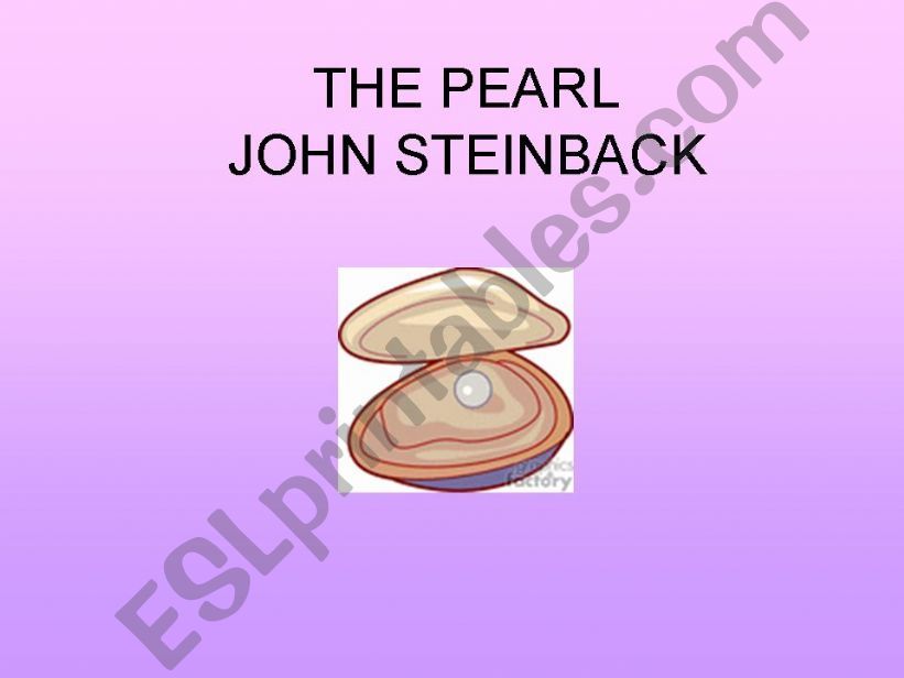 THE PEARL powerpoint