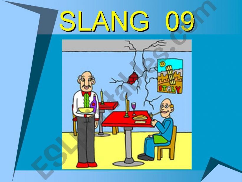Slangs - set 2 of 2 (09 slangs - 18 pages)