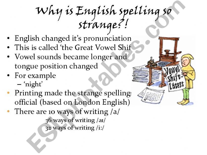 THE EPIC STORY OF ENGLISH 3 powerpoint