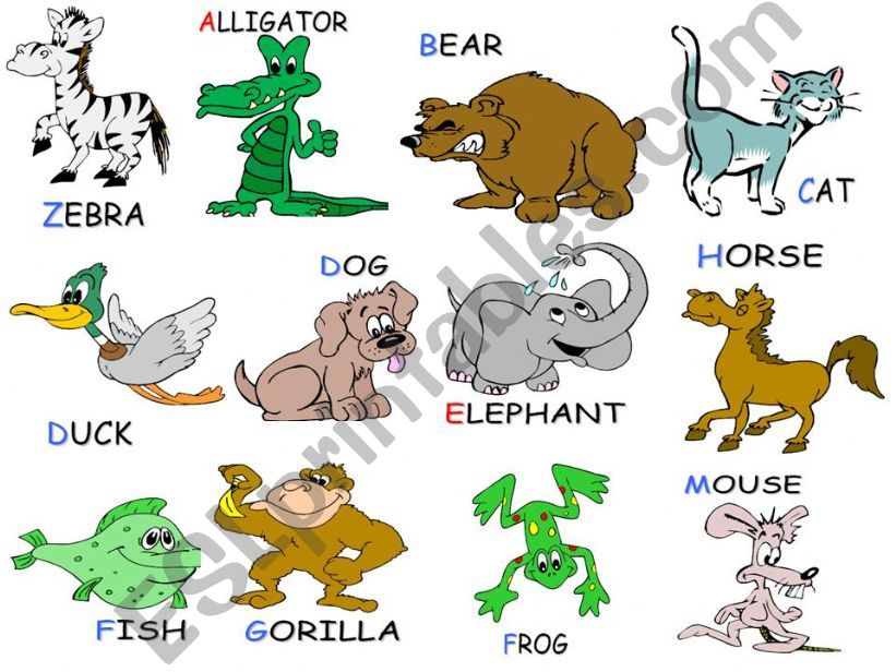 animals powerpoint