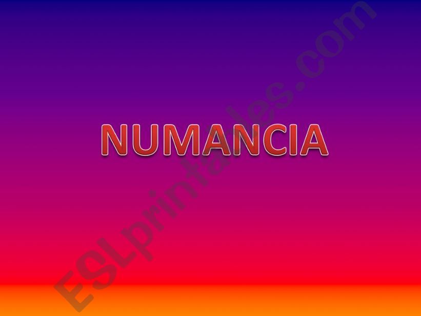 Numancia(Celts against Romans)