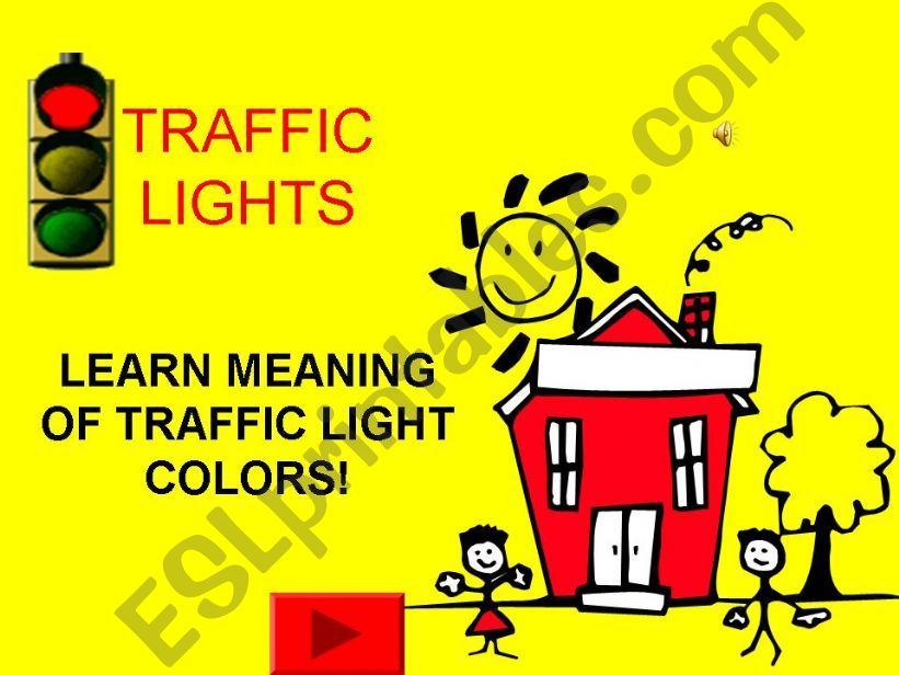 TRAFFIC LIGHTS PART 1 powerpoint