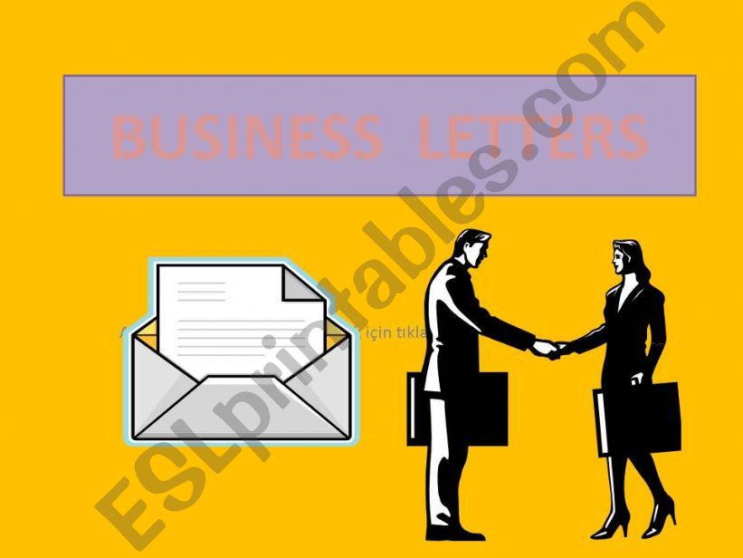 bussiness letter powerpoint