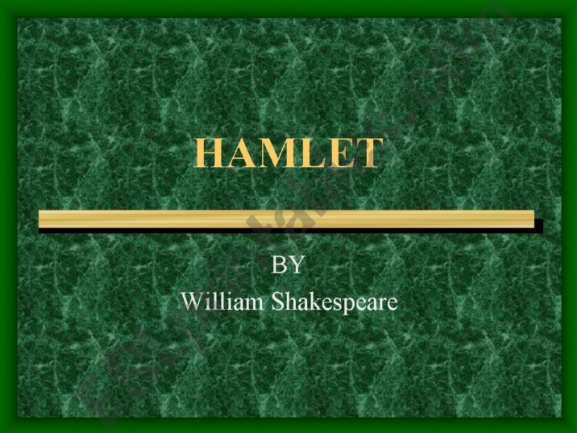 Hamlet powerpoint