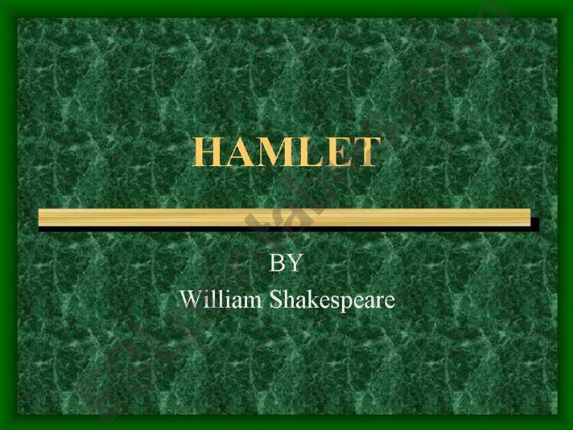 Hamlet powerpoint