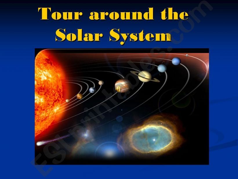 tour around the solar system powerpoint