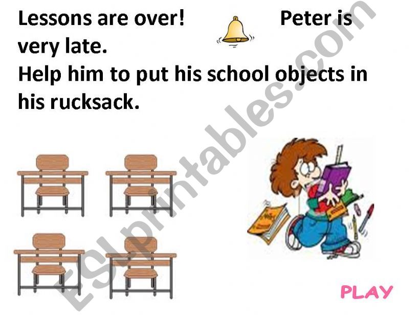 school objects powerpoint