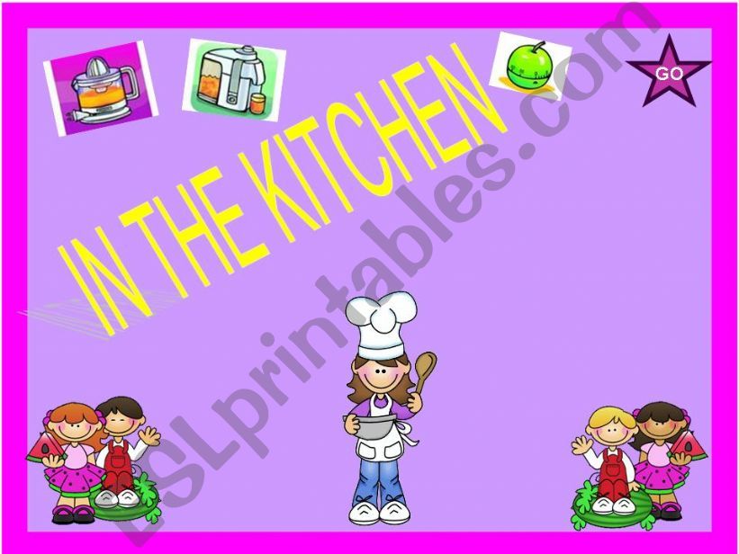 IN THE KITCHEN 1-3(10 SLIDES) powerpoint