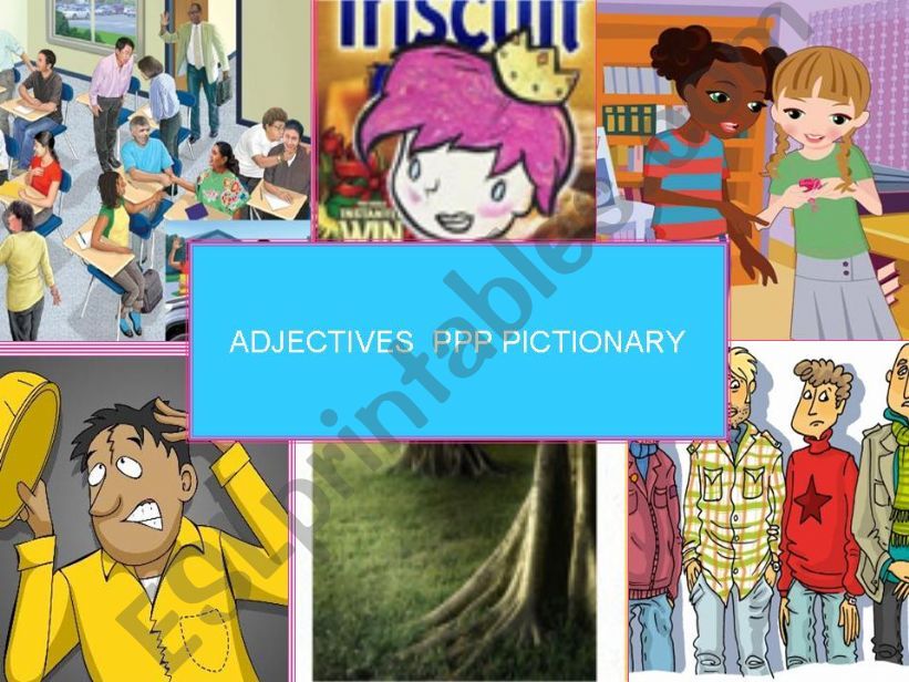 ADJECTIVES PPP DICTIONARY powerpoint