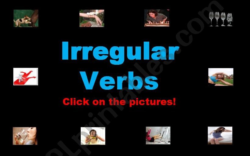 Irregular verbs in past powerpoint