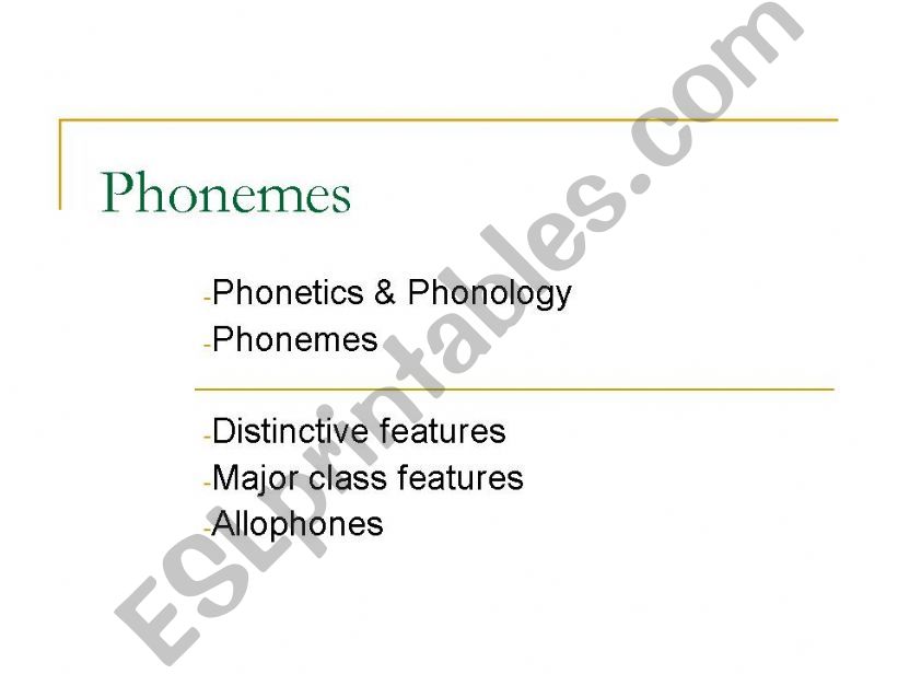 phonemes teaching powerpoint