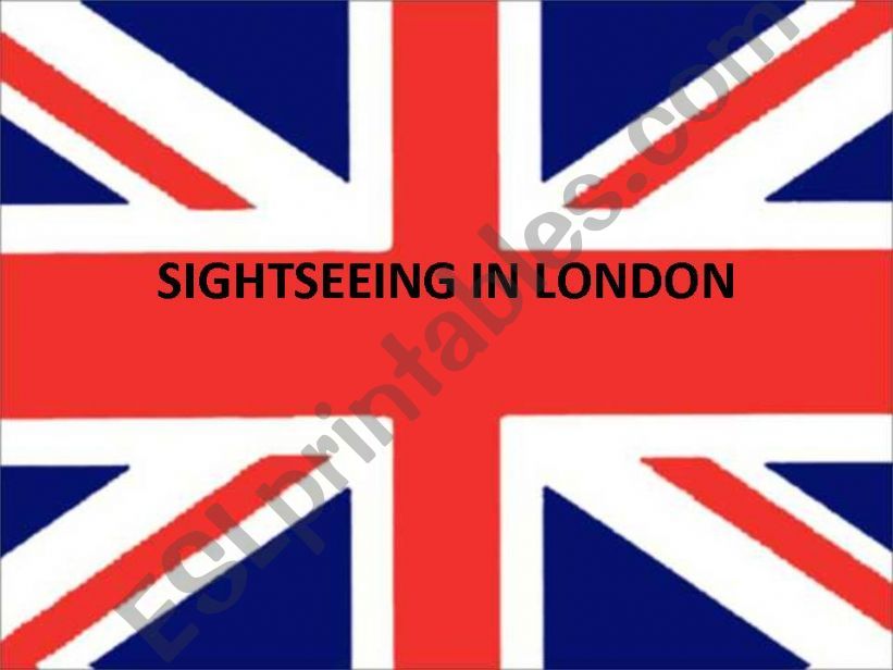 a little visist to London powerpoint