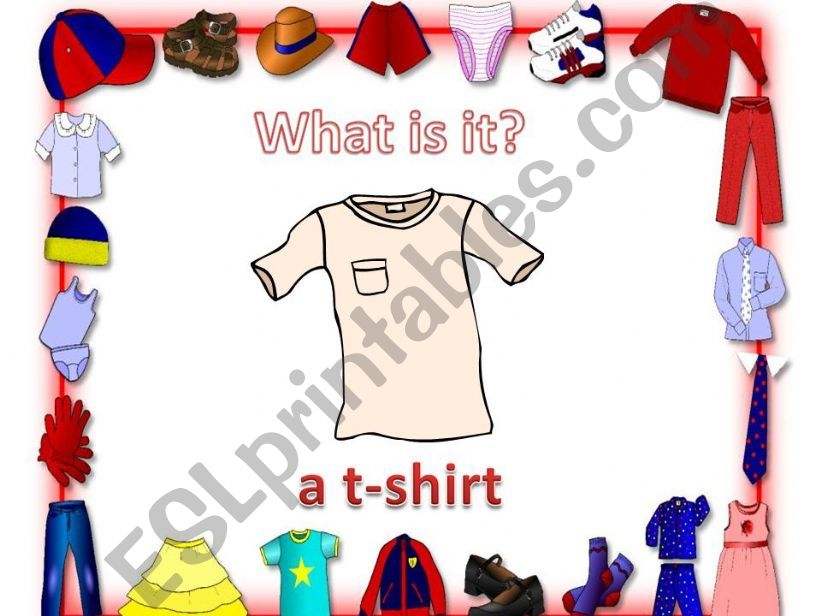 CLOTHES powerpoint