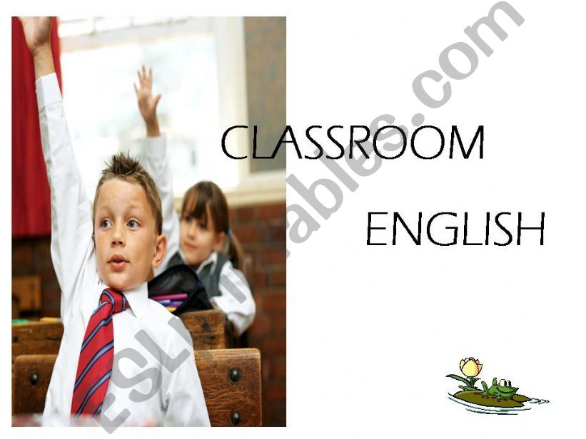 Esl English Powerpoints Classroom English