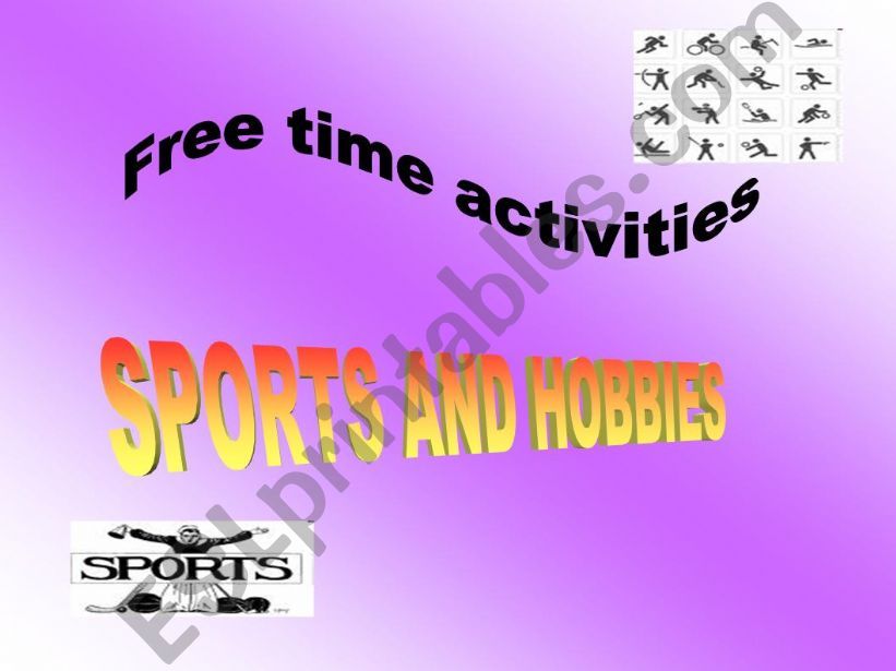 sports and hobbies powerpoint