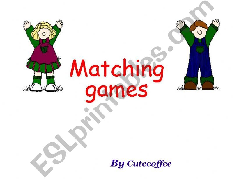 hobbies matching fun game powerpoint