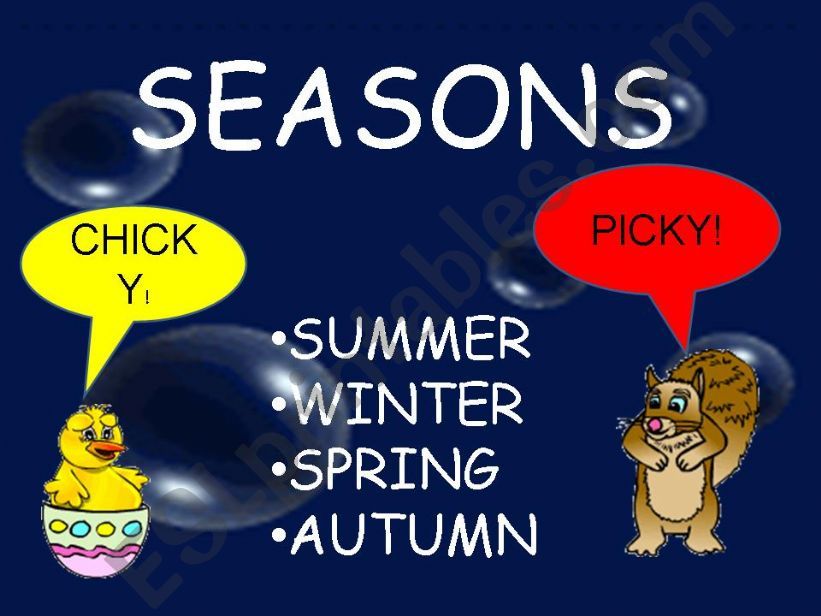 SEASONS powerpoint