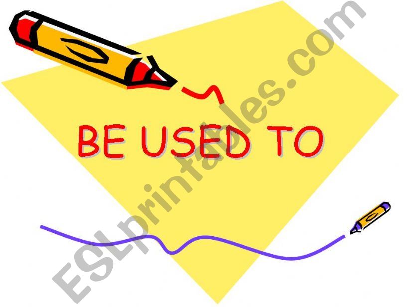 Be used to powerpoint