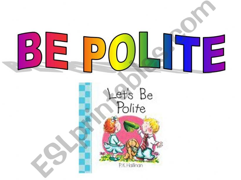 BE POLITE powerpoint