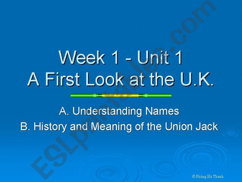 A first look at the UK powerpoint