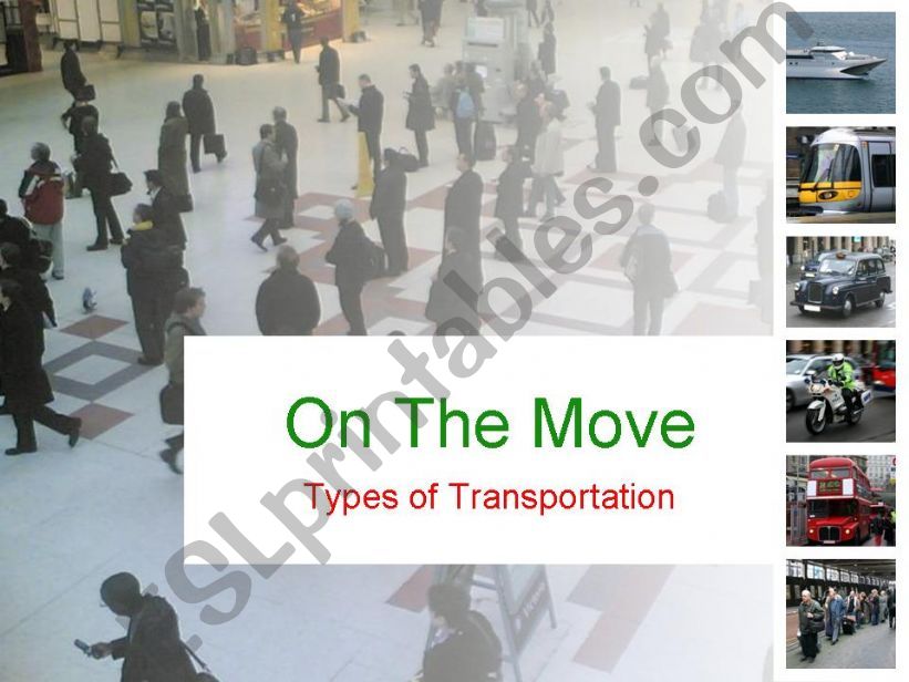 On The Move powerpoint