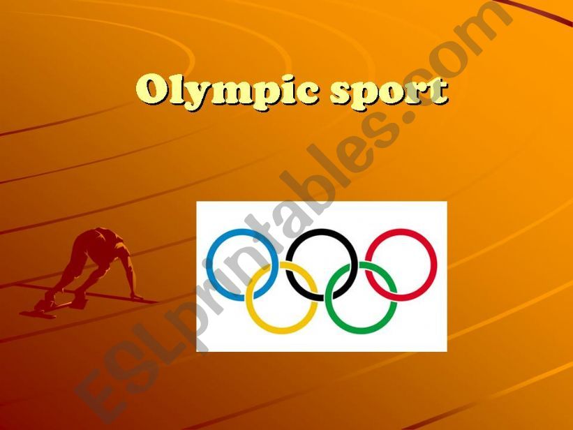 Olympic sports powerpoint