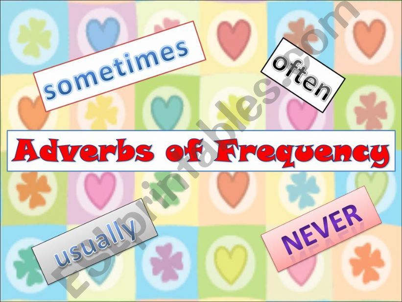 ADVERBS OF FREQUENCY powerpoint