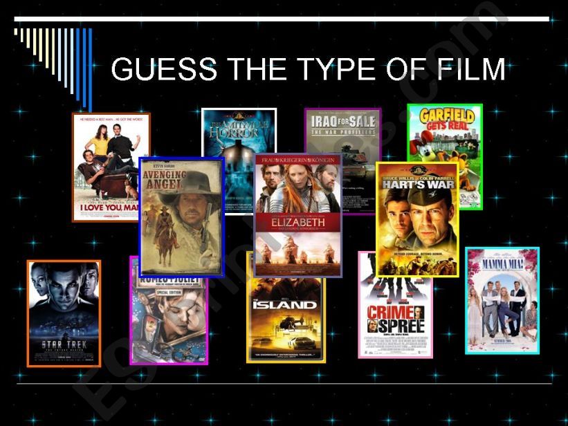 Guess the type of film powerpoint