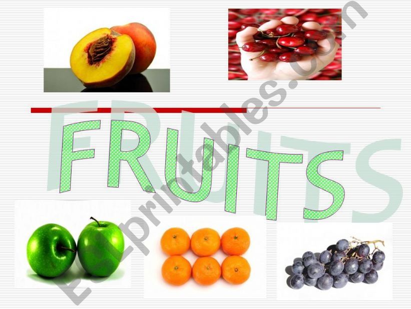 FRUITS powerpoint