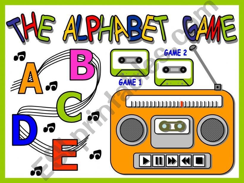 THE ALPHABET GAME (WITH SOUNDS)