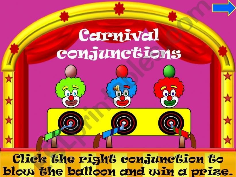 Carnival conjunctions powerpoint