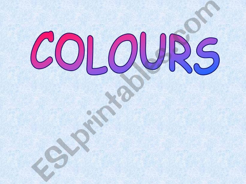 colours powerpoint