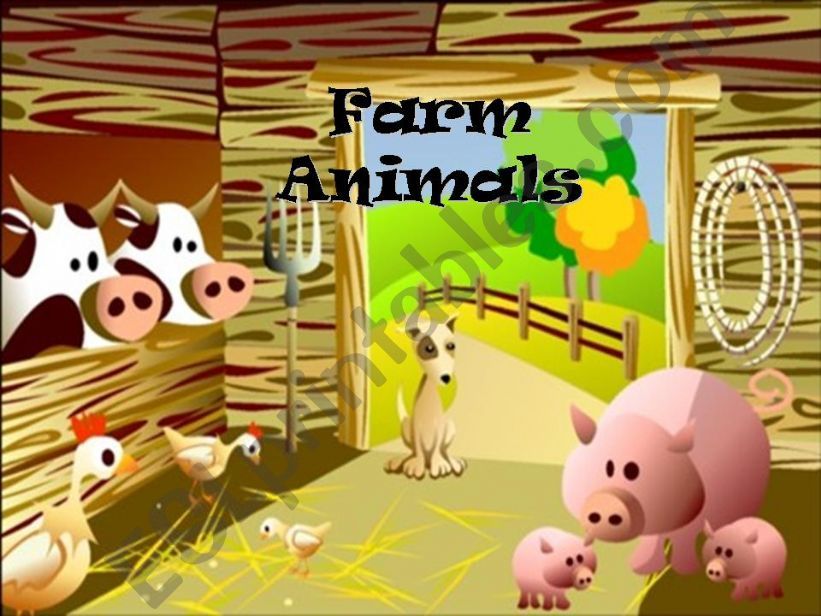 FARM ANIMALS! powerpoint