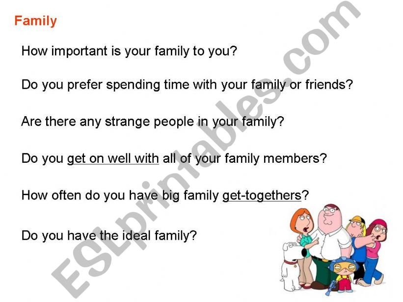 family powerpoint