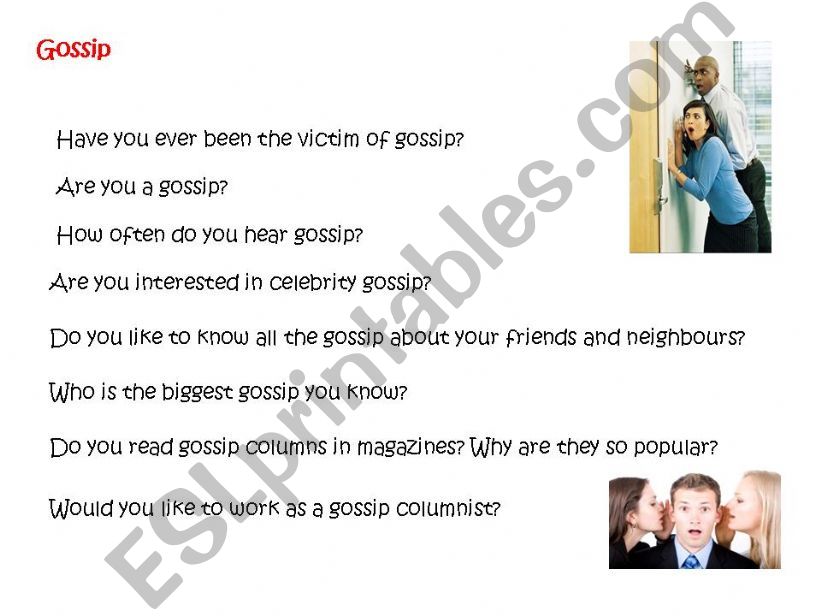 gossip powerpoint