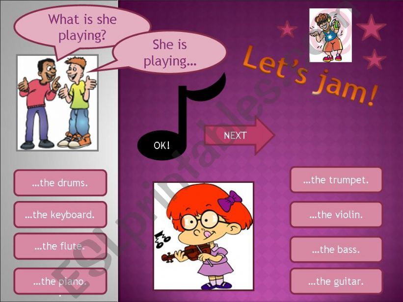 Musical instruments powerpoint