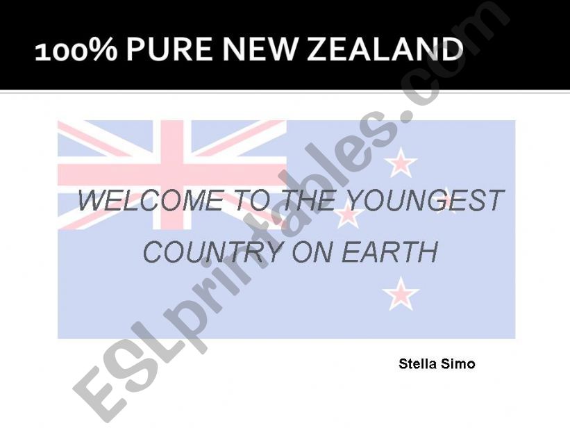 New Zealand English powerpoint