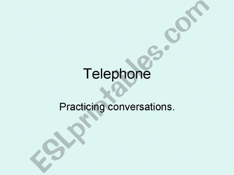 telephone powerpoint