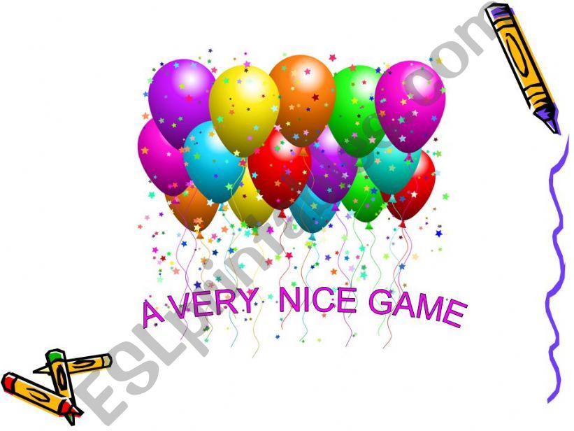 a very nice game powerpoint