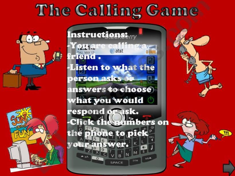 The calling ame powerpoint