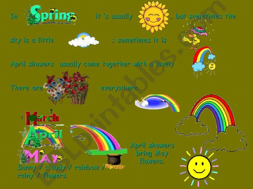 Seasons and Weather powerpoint