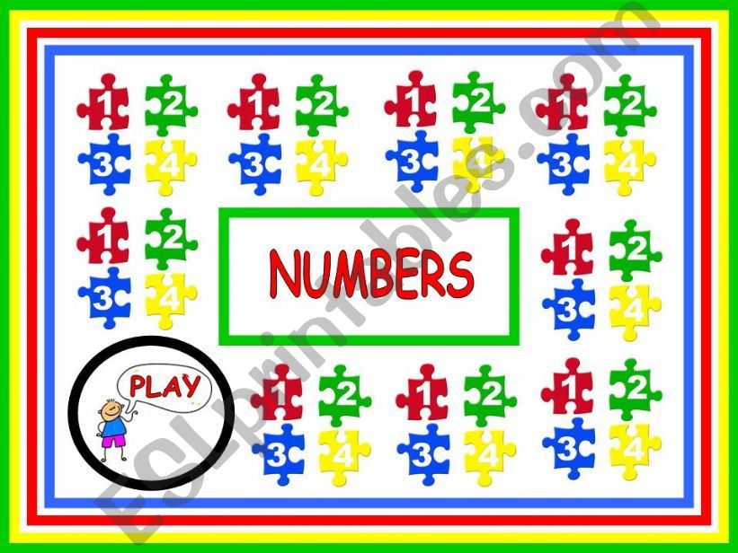 CARDINAL NUMBERS powerpoint