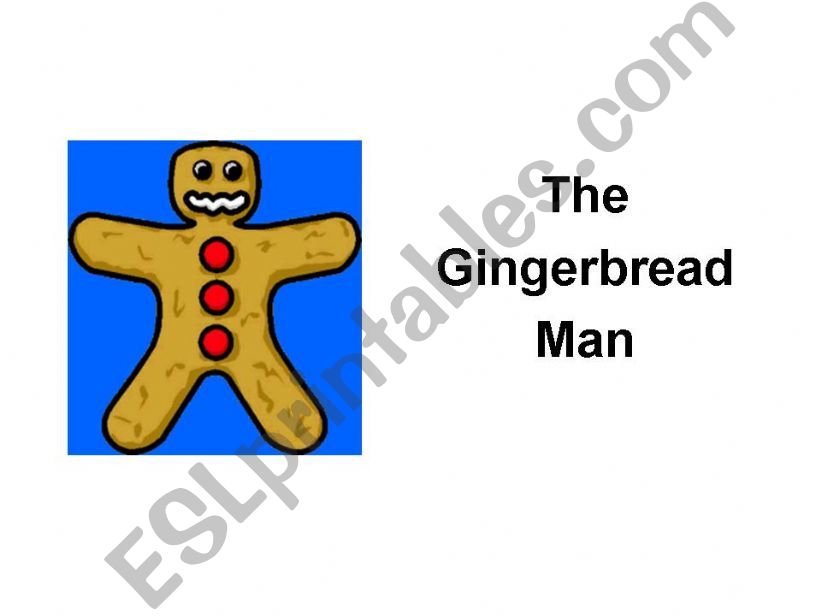 The Gingerbread Man powerpoint