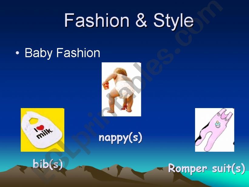 Fashion in life 2 powerpoint