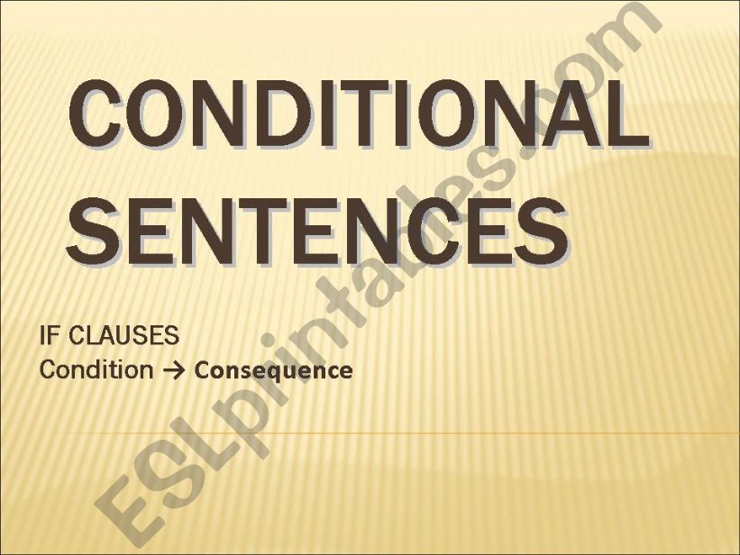 Conditional Sentences Review + Had Better and Would Rather