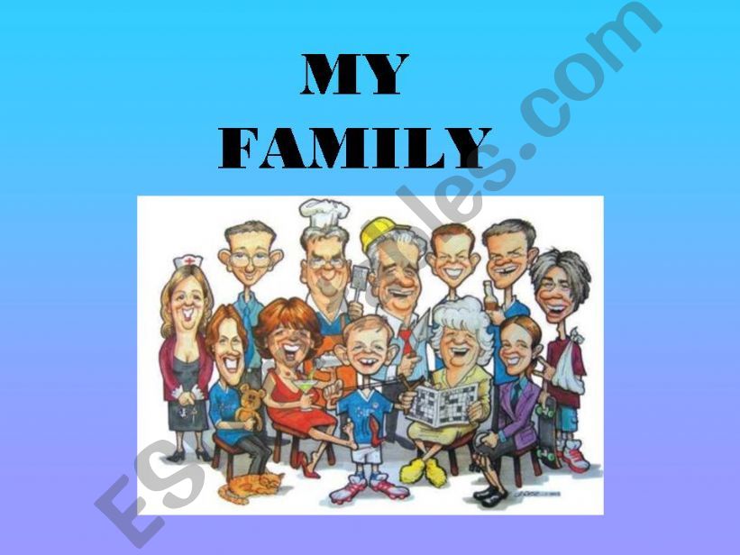 Family members powerpoint
