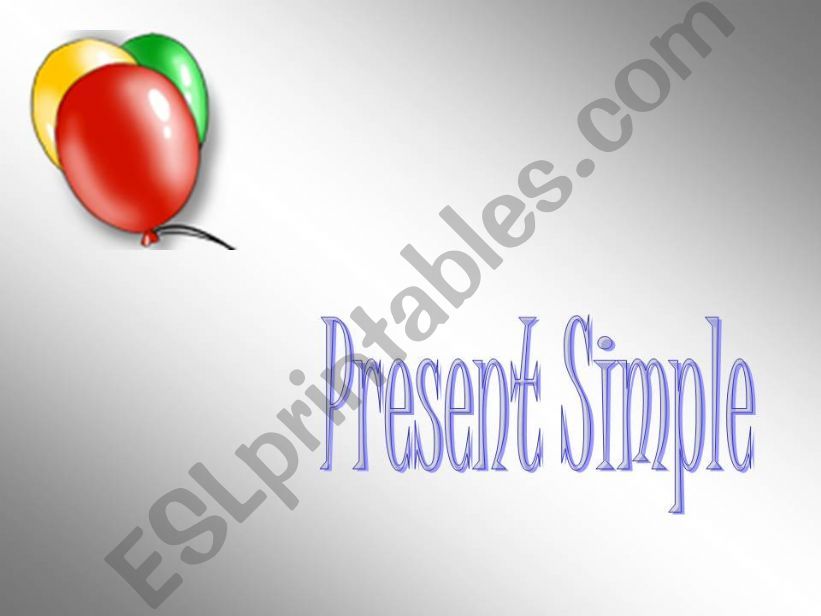 Present Simple powerpoint